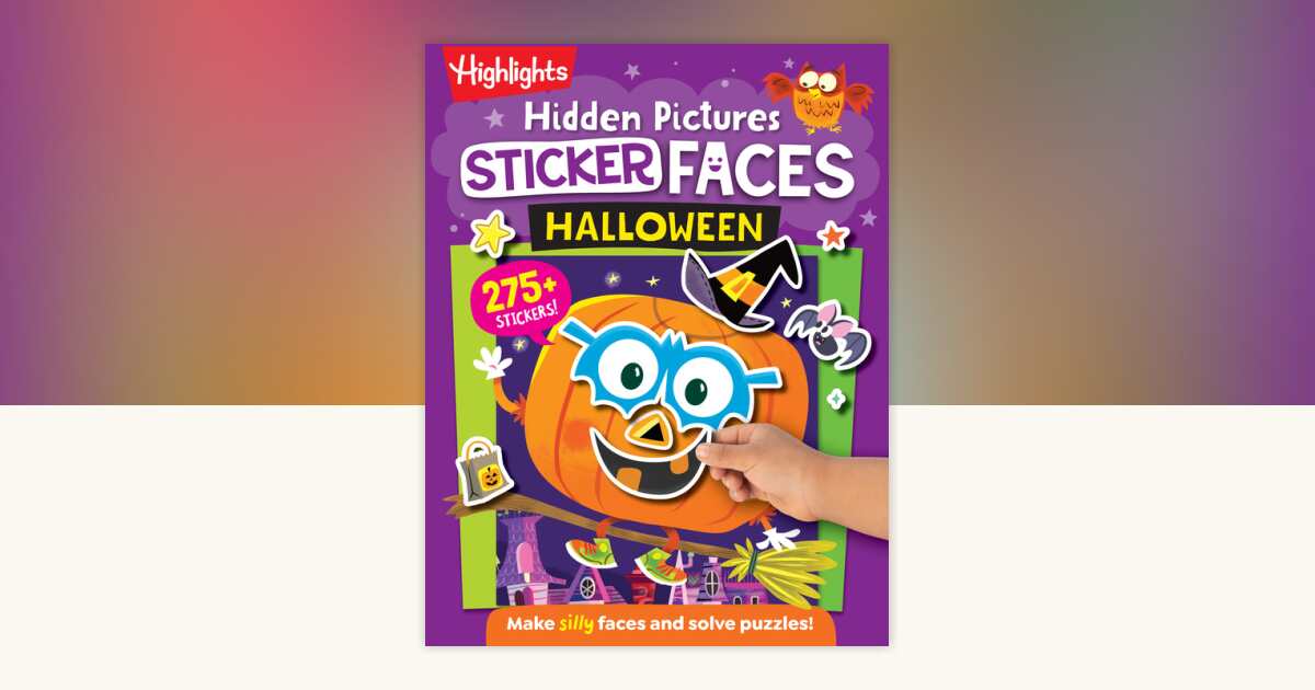 Hidden Pictures Sticker Faces: Halloween: 9781639623419 ...