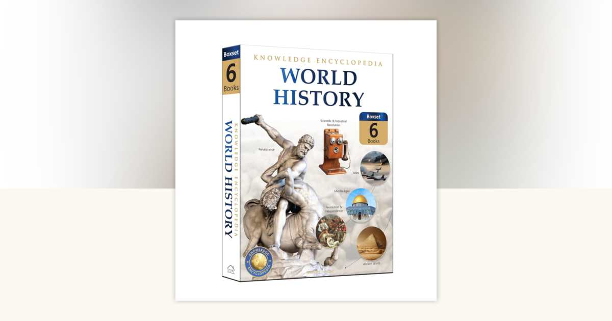 World History - Collection of 6 Books : Knowledge Encyclopedia For