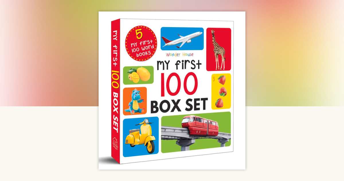 My First 100 Series Boxset- Pack of 5 Picture Books for Children ...