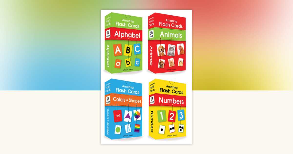 Amazing Flash Cards Set Of 4 Boxes: Early Development OF Preschool ...