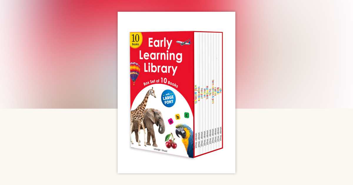 Early Learning Library - Box Set of 10 Books : Big Board Books Series ...